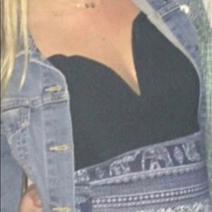 Charlotte Russe black crop top